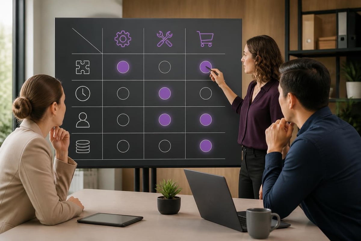 Build vs buy decision matrix