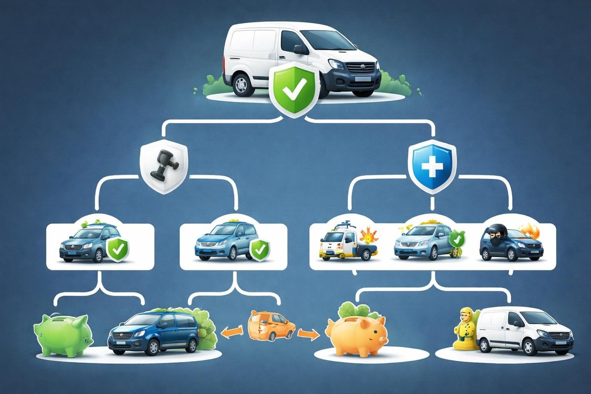 Comparativa coberturas seguros furgoneta