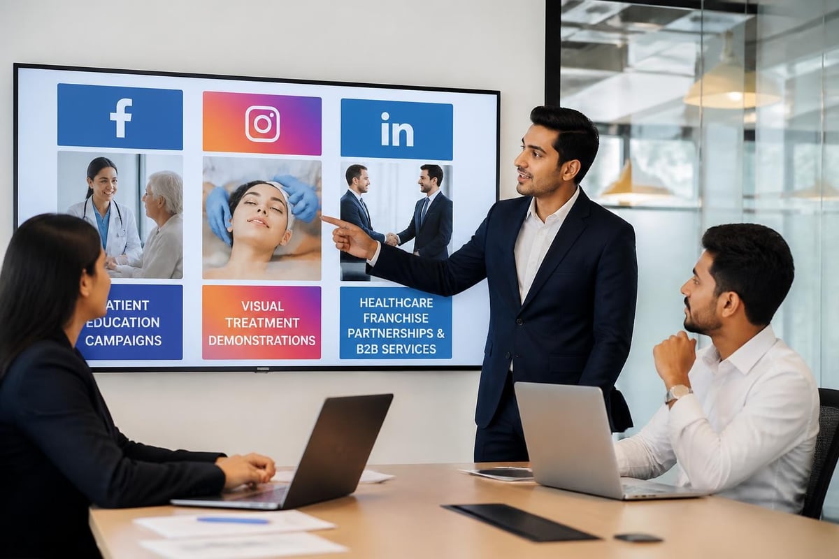 Social media healthcare campaign types