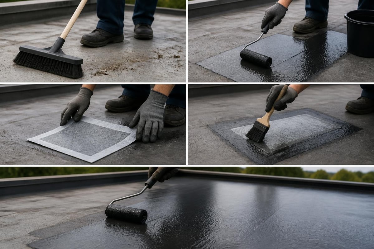 Roof patching process