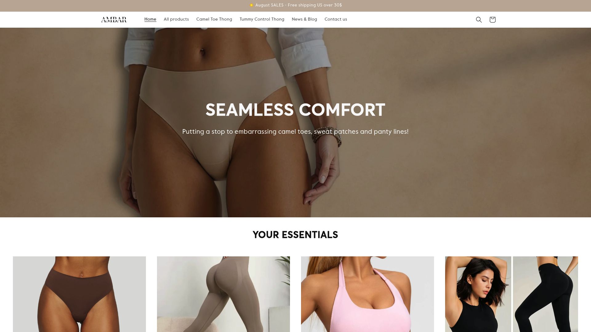 10 Essential Under Garments of Women for 2025 - Ambar Wear Invisible Camel Toe Thong