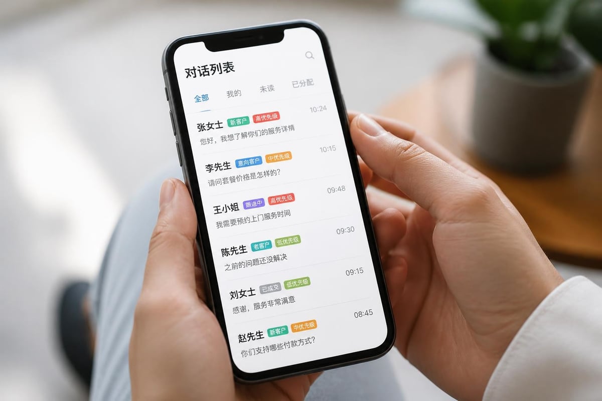 WhatsApp Business 標籤管理系統