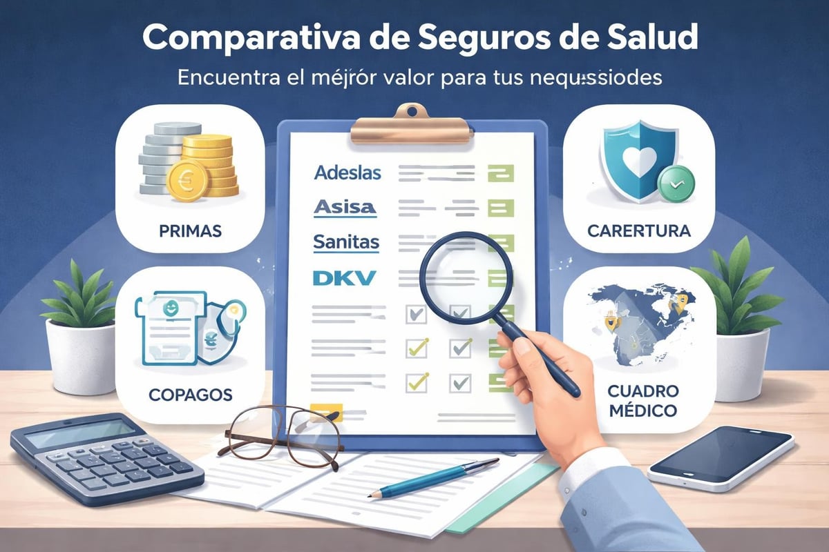 Comparaci&oacute;n de p&oacute;lizas de salud