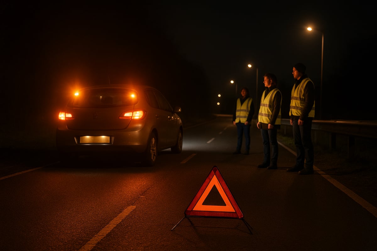 Immediate Safety Steps When Your Car Breaks Down at Night