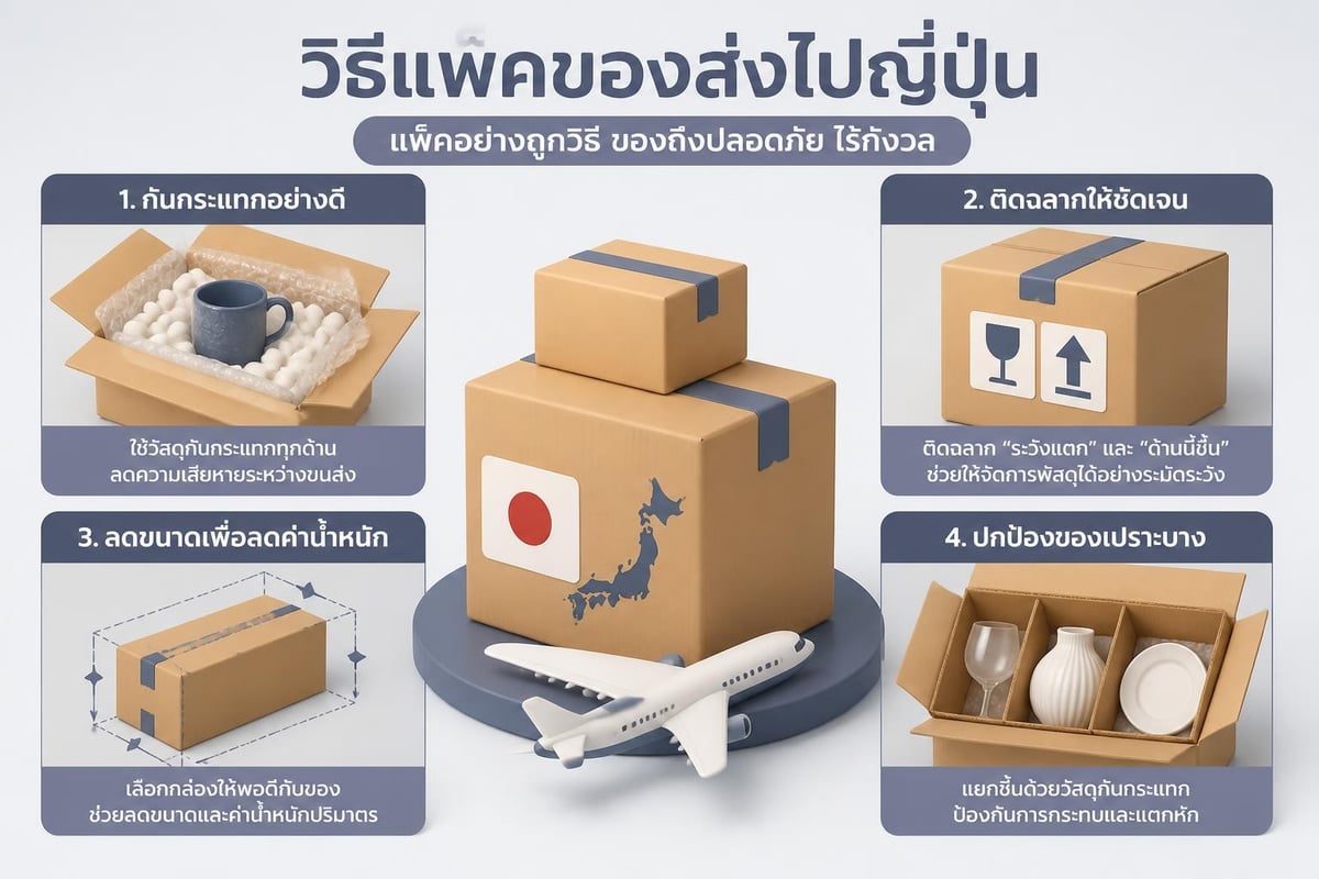 Packing standards for Japan shipping