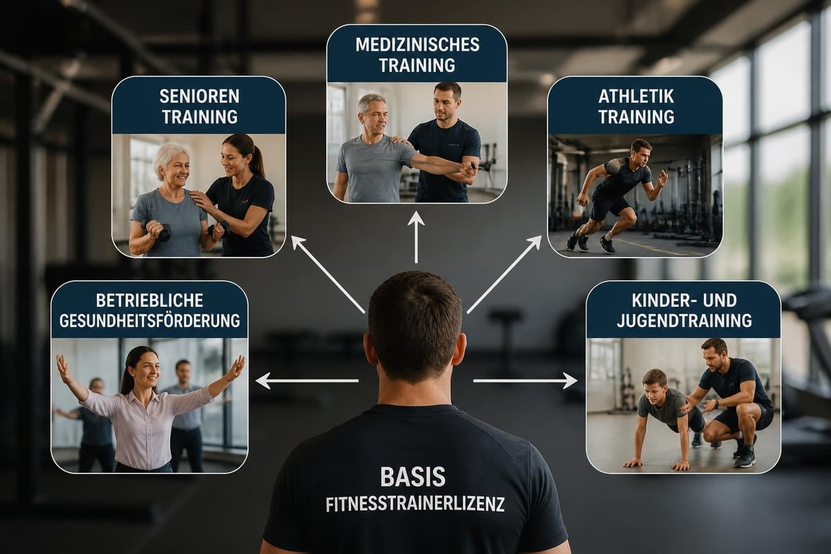 Spezialisierungsrichtungen für Fitnesstrainer