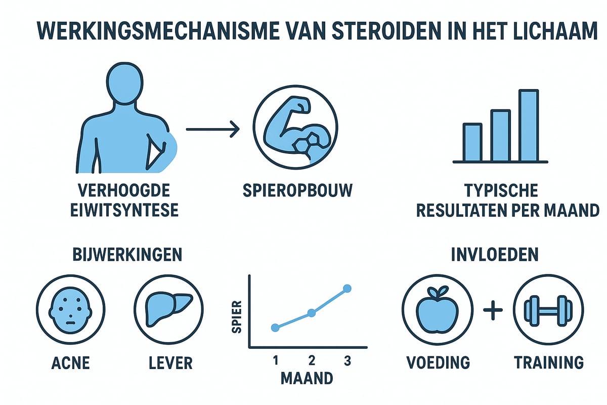 Hoe werken steroïden in het lichaam? Effecten & Resultaten