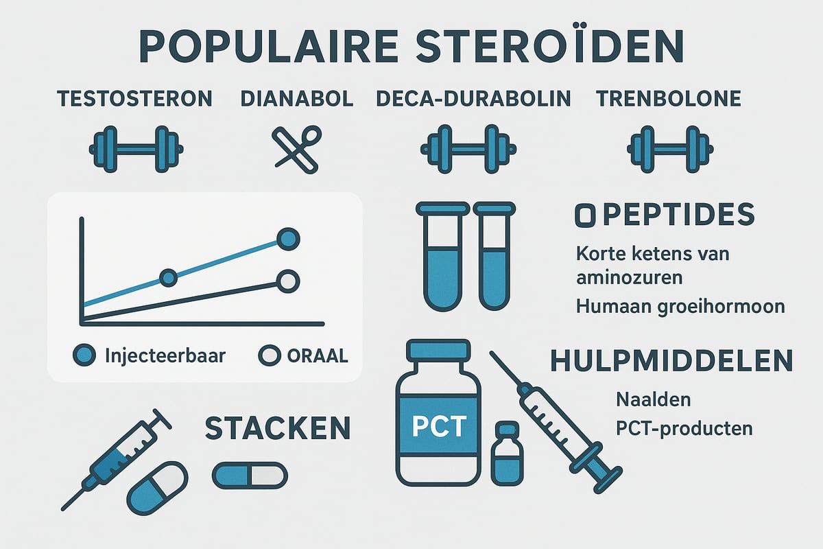 Soorten steroïden & Toedieningsvormen