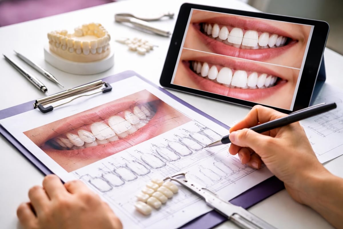 Veneer treatment planning process