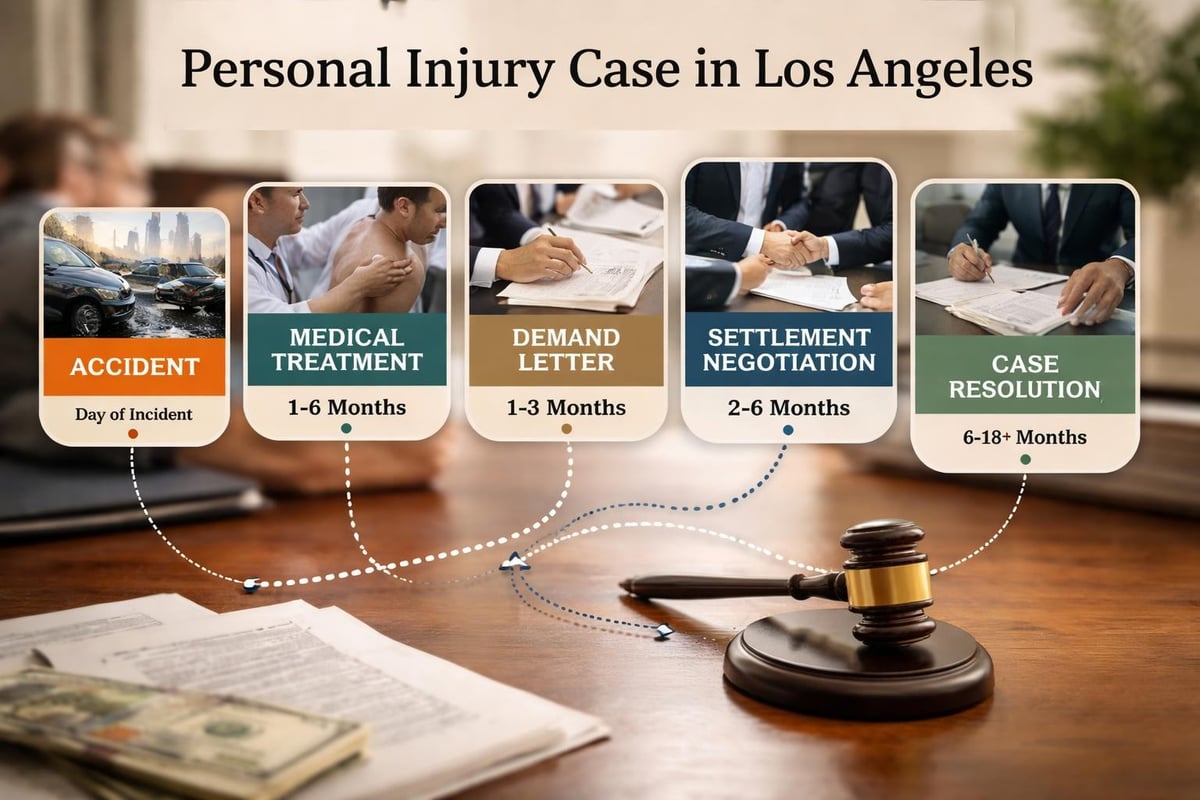 Personal injury claim timeline