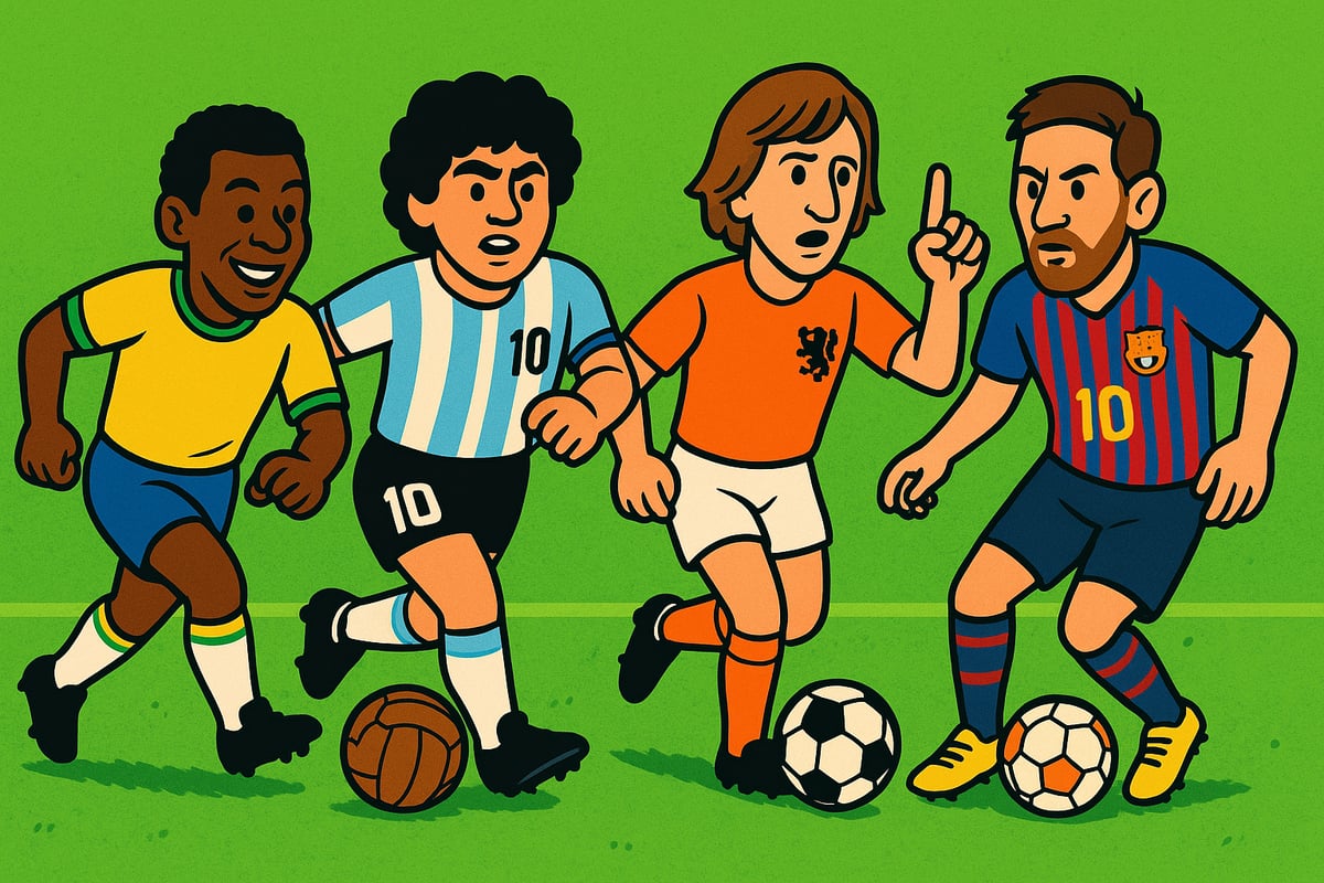 L’Évolution Des Légendes Du Football