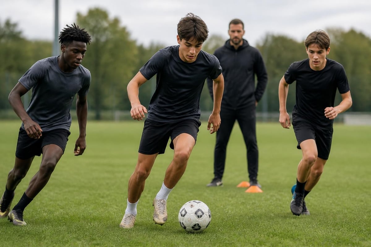 Four pillars of football coaching academy player development
