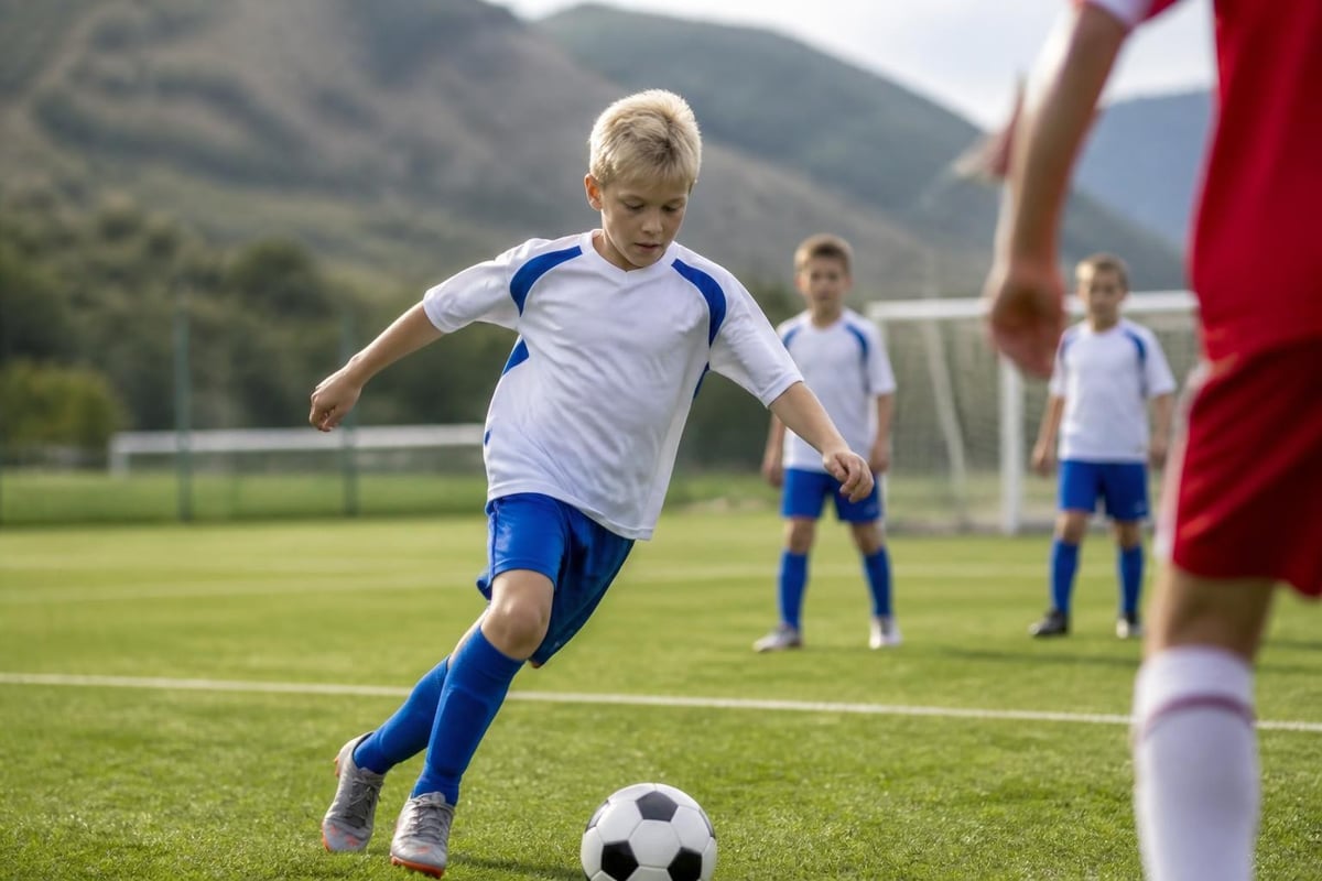 Tactical training progression in football academy