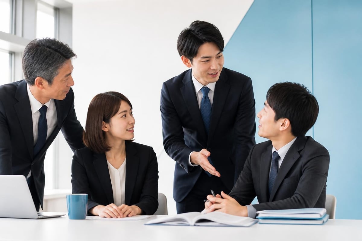 Korean corporate hierarchy meeting modern coaching