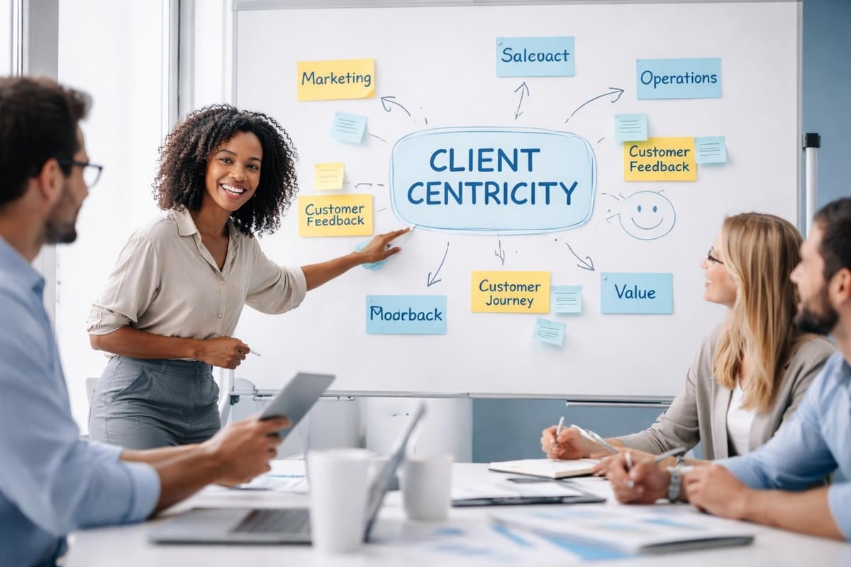 Client-centric organizational structure