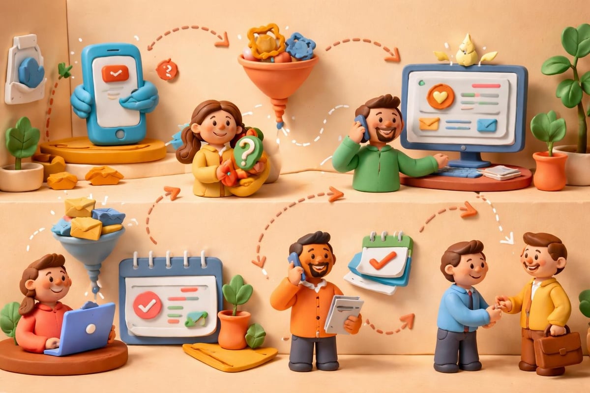 Lead Generation: Best Practices for Business Growth 3 Marketing automation workflow