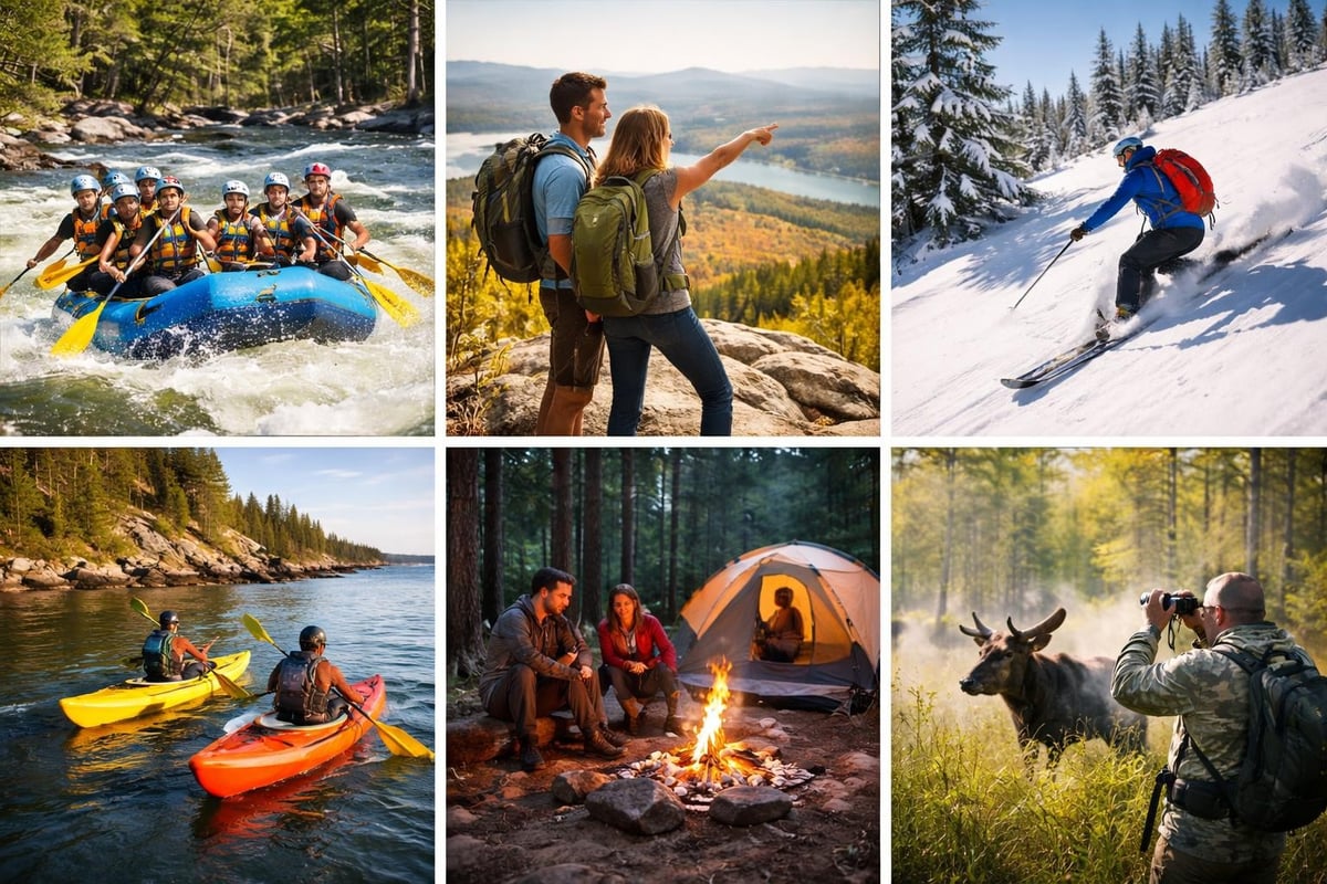 Maine outdoor activity categories