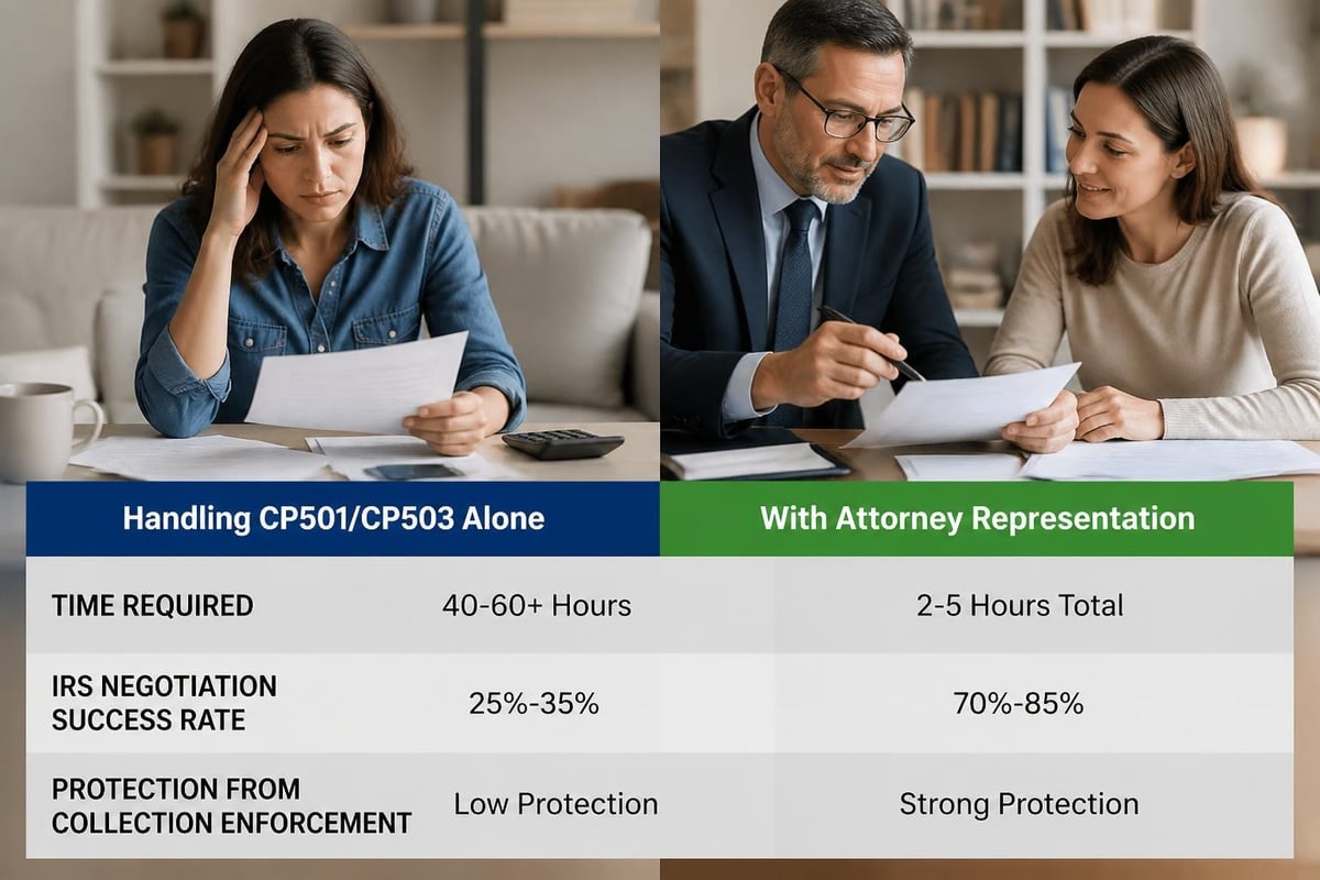 Professional representation benefits