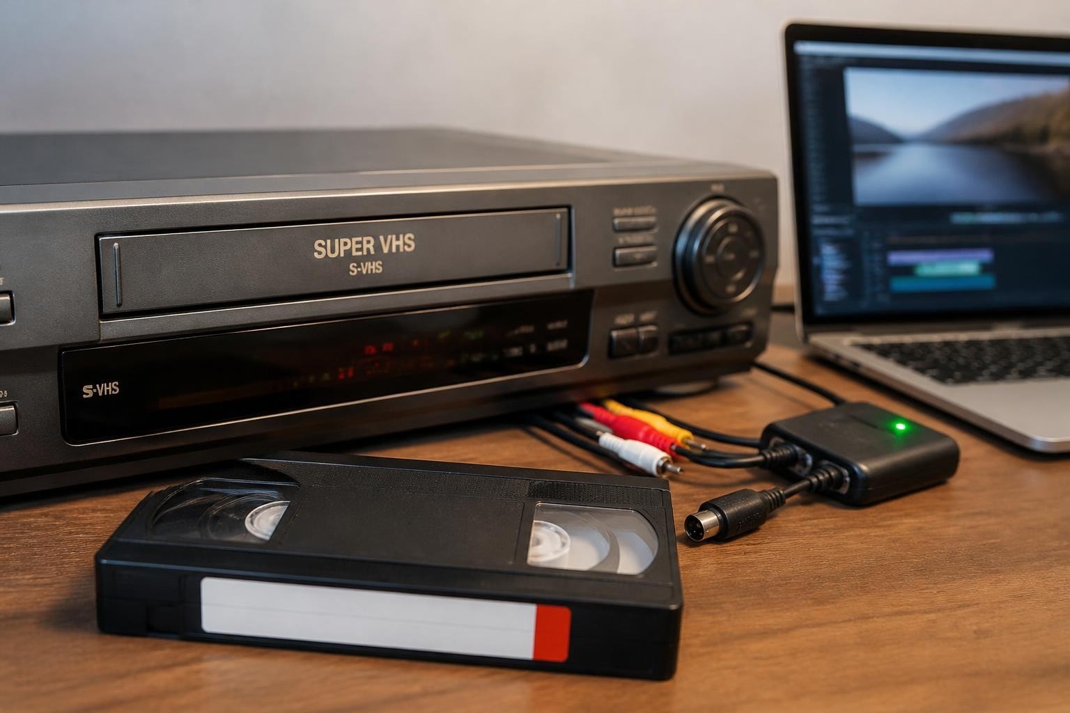 S VCR: Professional S-VHS Decks for Digitization