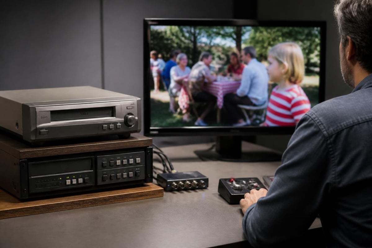 S-VHS digitization workflow