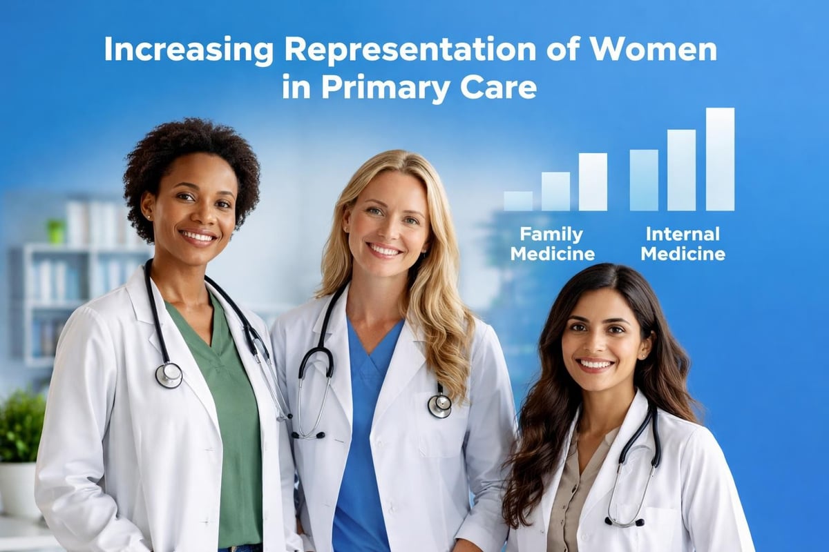 Growth of female physicians in primary care