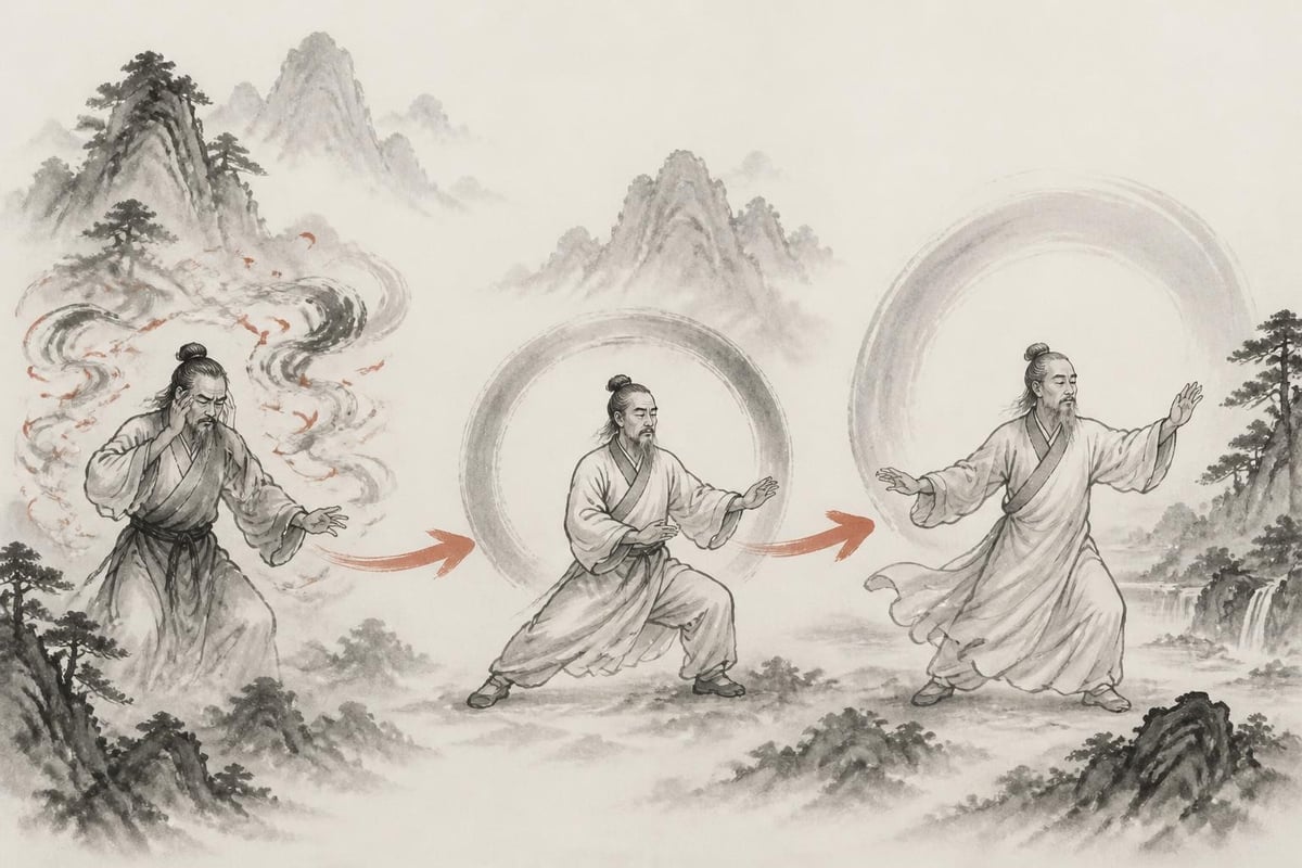 Meditation through tai chi