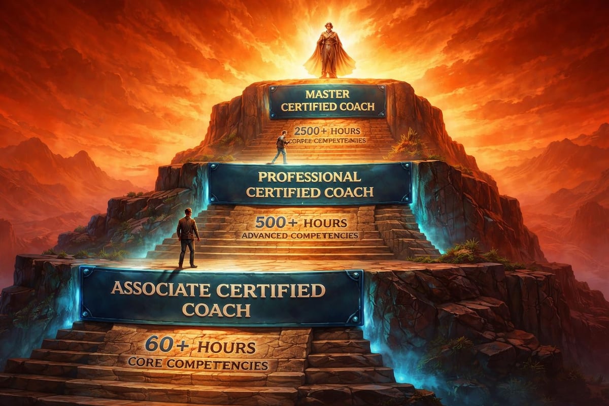 ICF certification levels and requirements