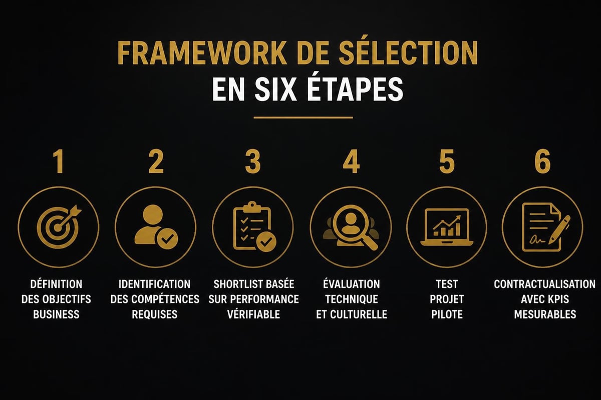 Critères de sélection d'agence marketing