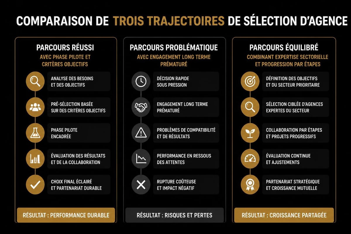 Processus de sélection d'agence marketing