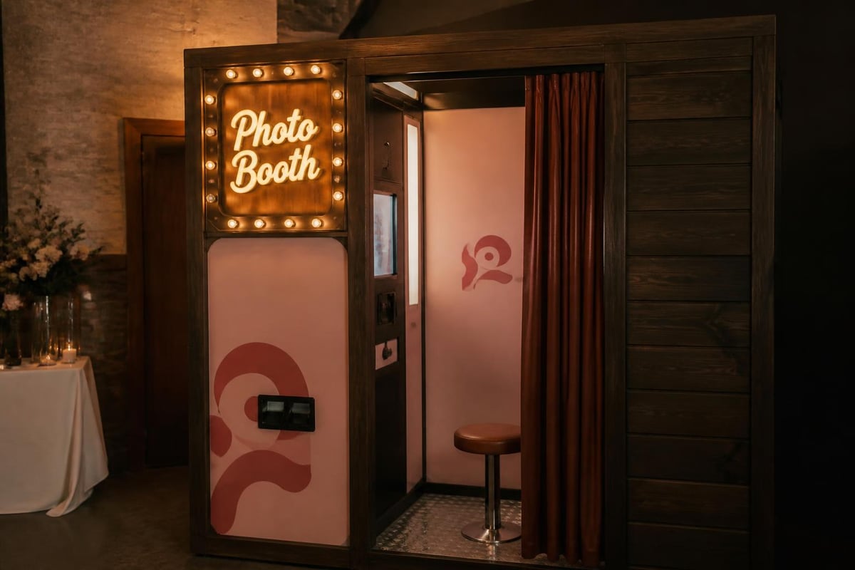 Customization balance in vintage photo booths