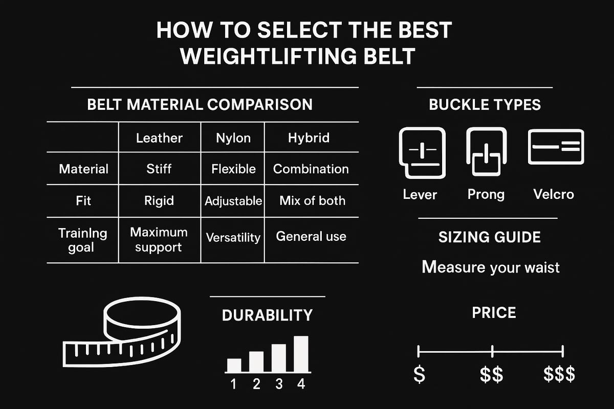 How to Choose the Best Weightlifting Belt for Your Needs