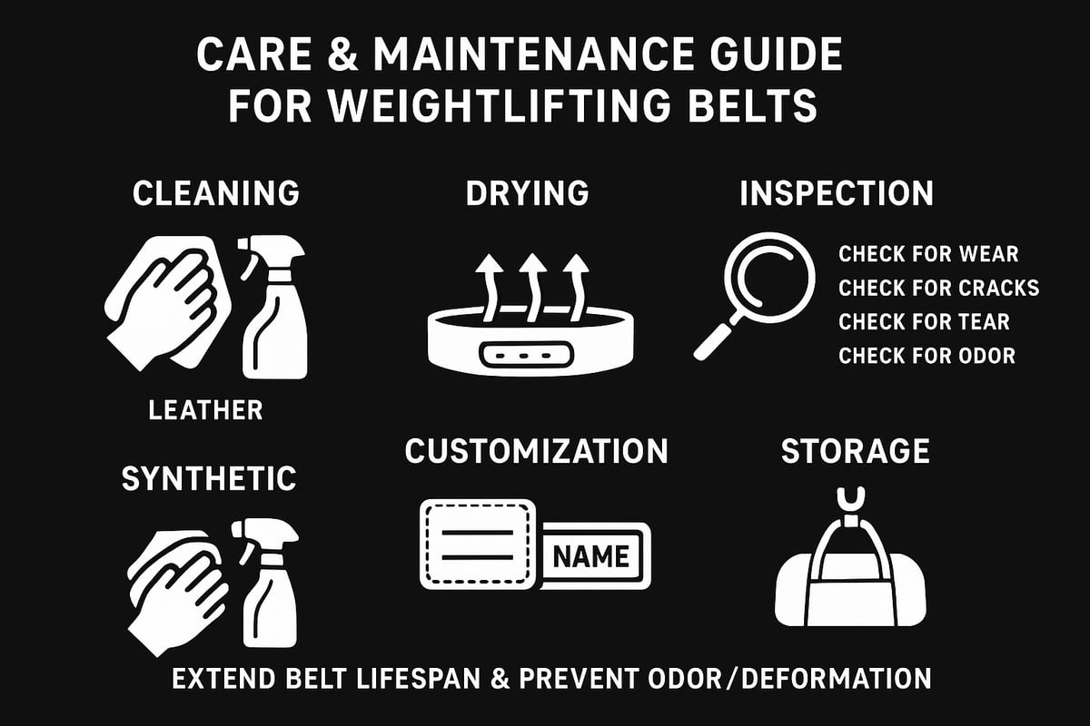 Weightlifting Belt Maintenance & Care Tips