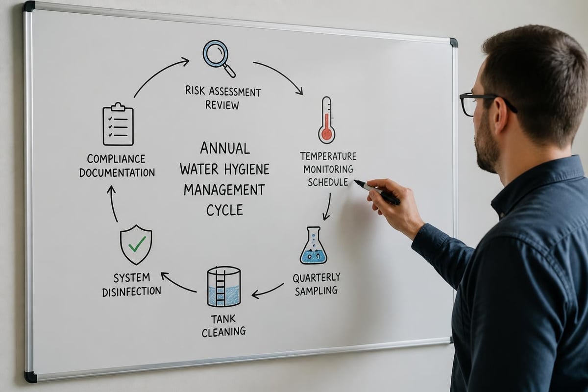 Water hygiene management cycle
