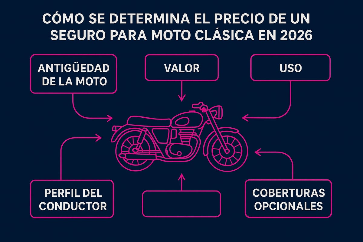 ¿Cuánto cuesta un seguro para moto clásica? Factores que influyen en el precio