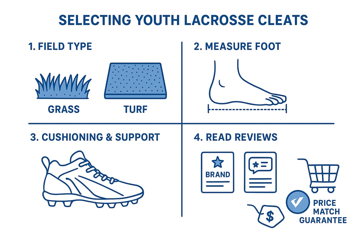 How to Choose the Perfect Lacrosse Cleats: Step-by-Step Guide