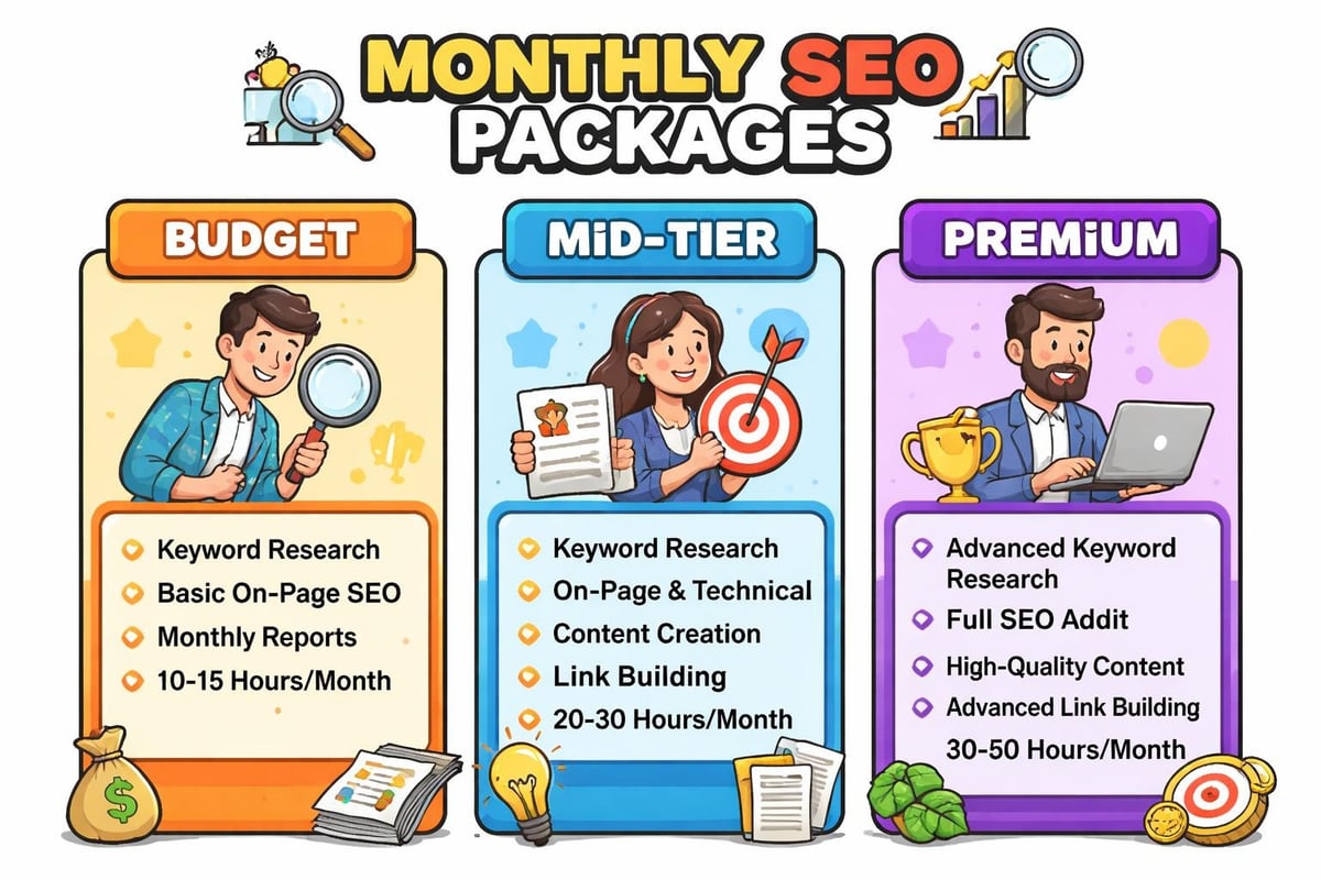 SEO pricing comparison