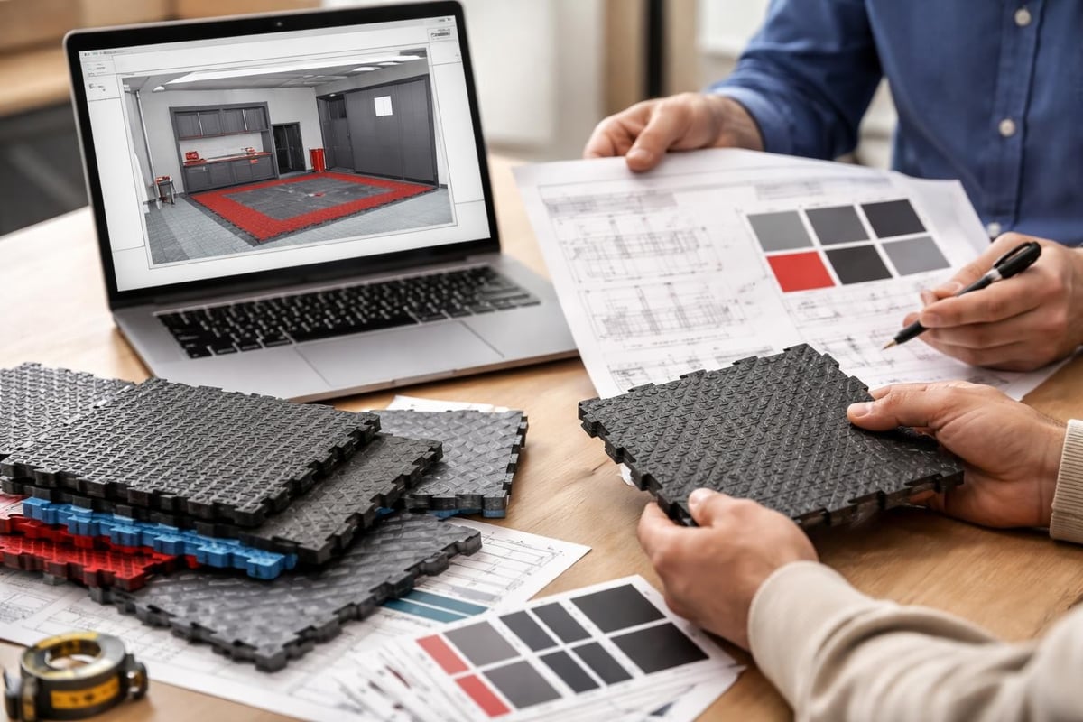 Garage floor company consultation process