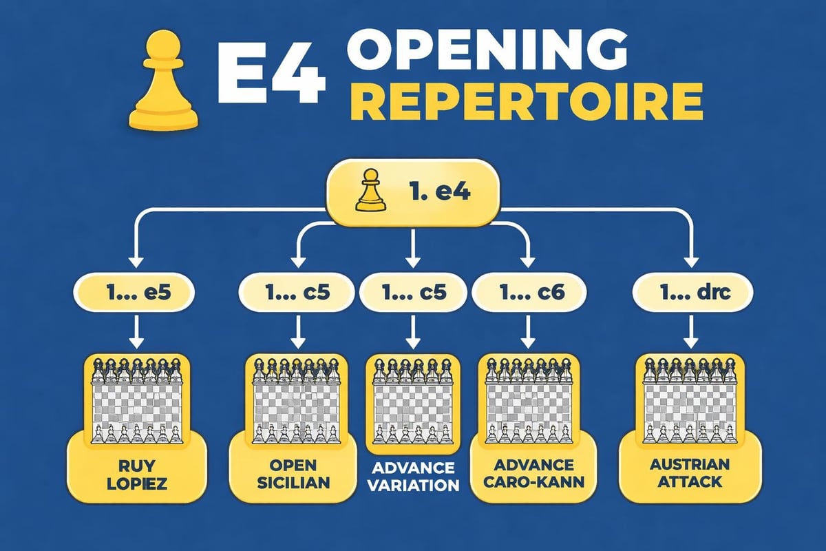 E4 opening repertoire structure