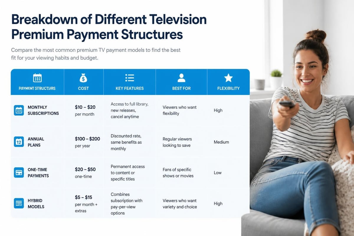 Television premium pricing models