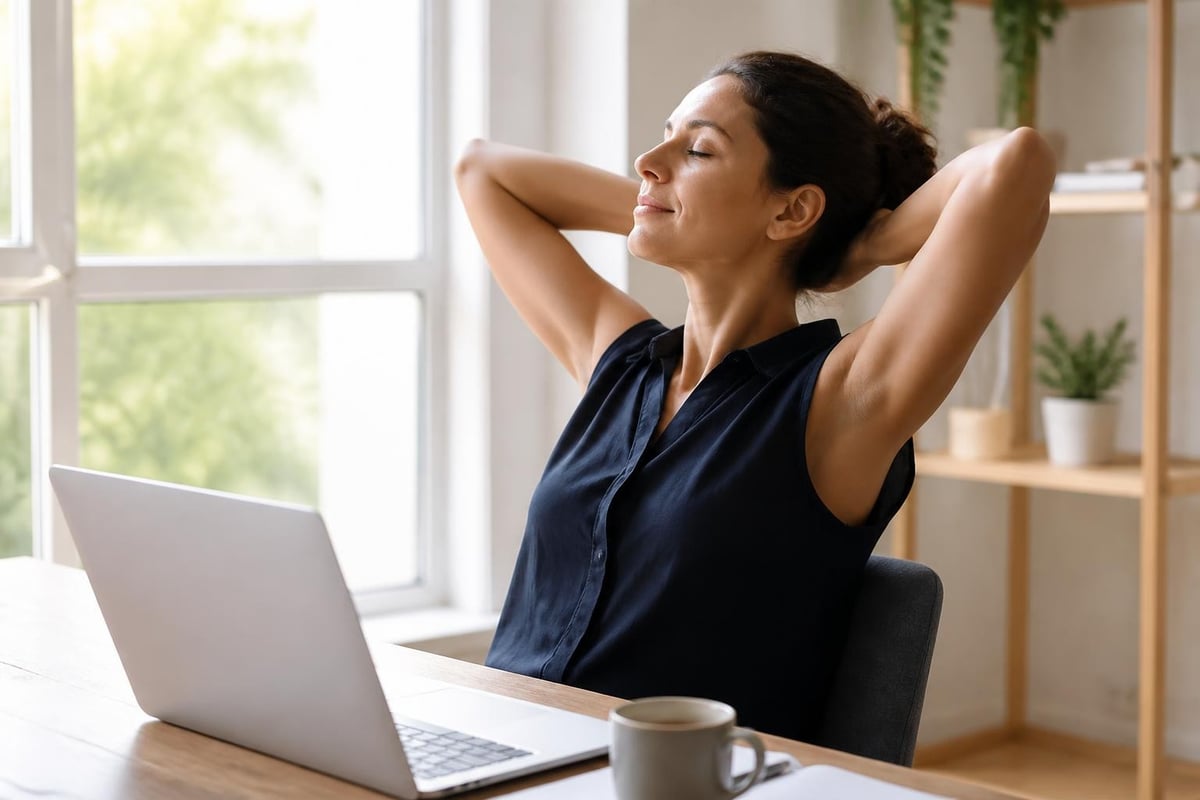 Midday calm reset practices