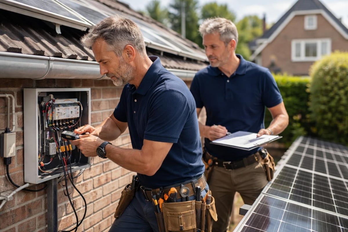 Veiligheidsinspectie zonnepanelen
