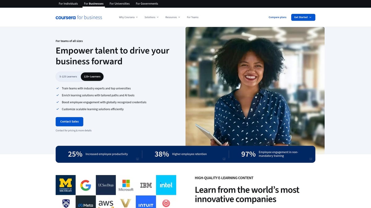 7 Top Online Training Training Resources for 2026 - Coursera for Business