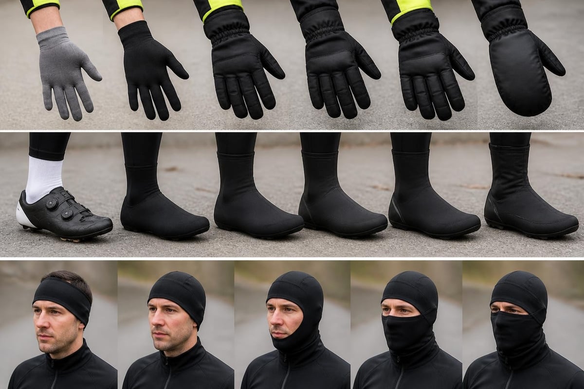 Winter cycling extremity protection