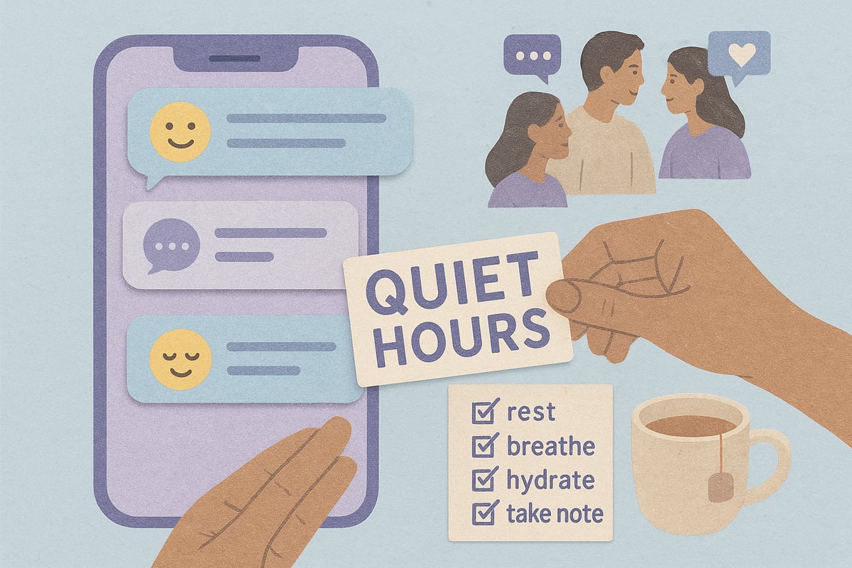 Setting Boundaries and Managing Group Chat Stress