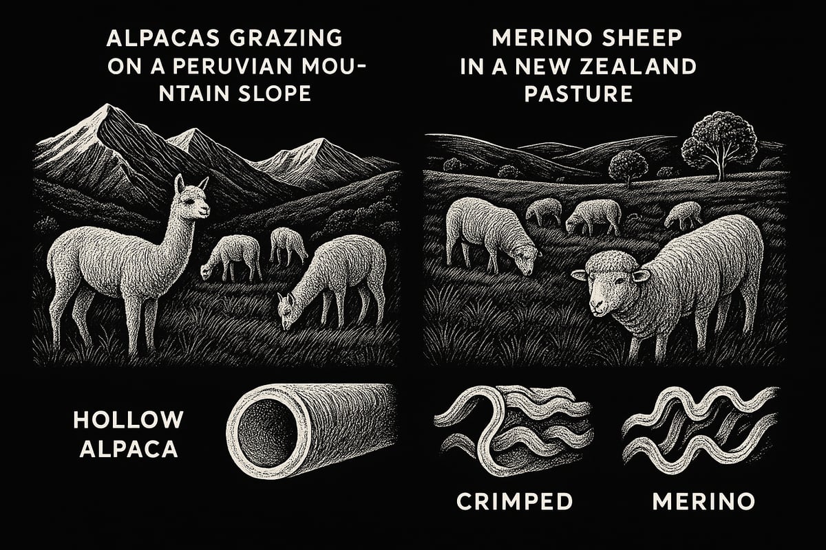 Understanding Alpaca and Merino Wool: Origins and Properties