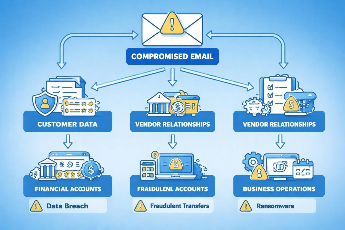 Security risks of one email address