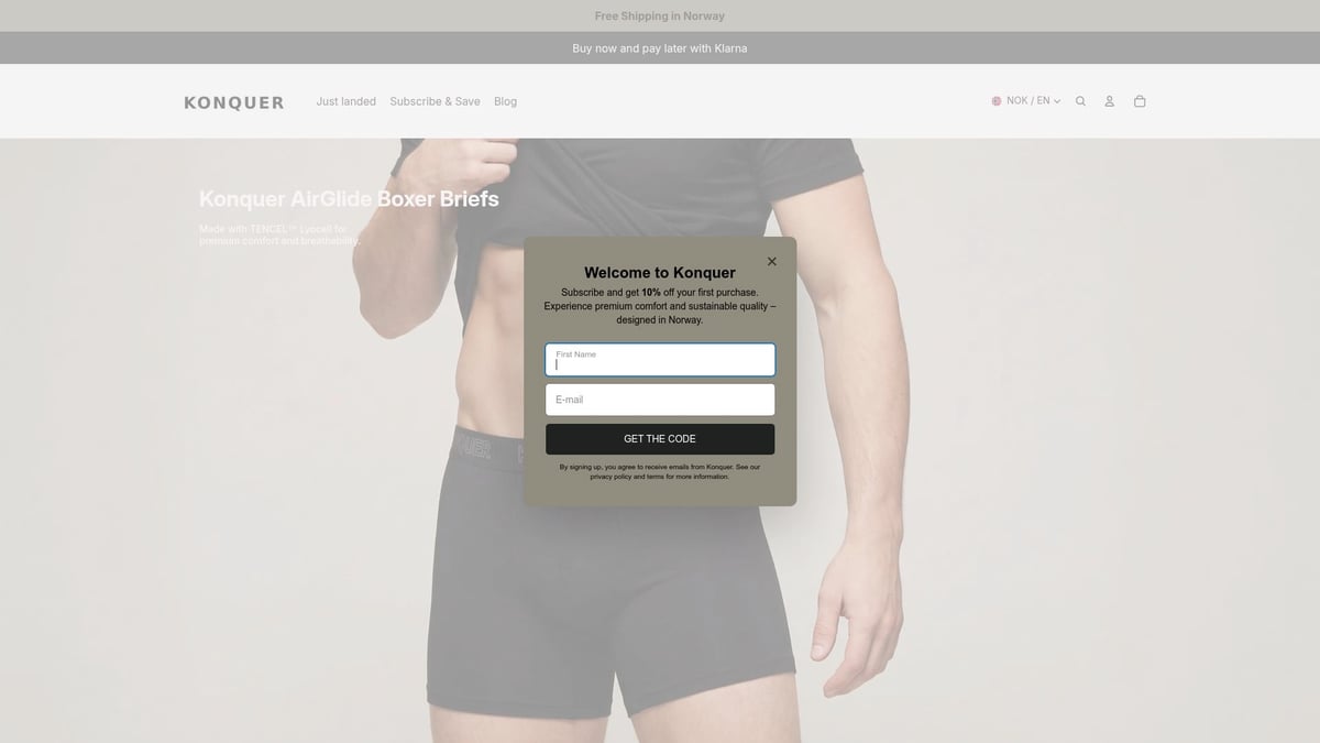 9 Essential Eco Friendly Mens Clothing Picks for 2026 - Konquer AirGlide Boxer Briefs – TENCEL™ Lyocell