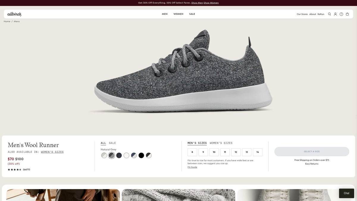 9 Essential Eco Friendly Mens Clothing Picks for 2026 - Allbirds Wool Runners – Merino Wool Sneakers