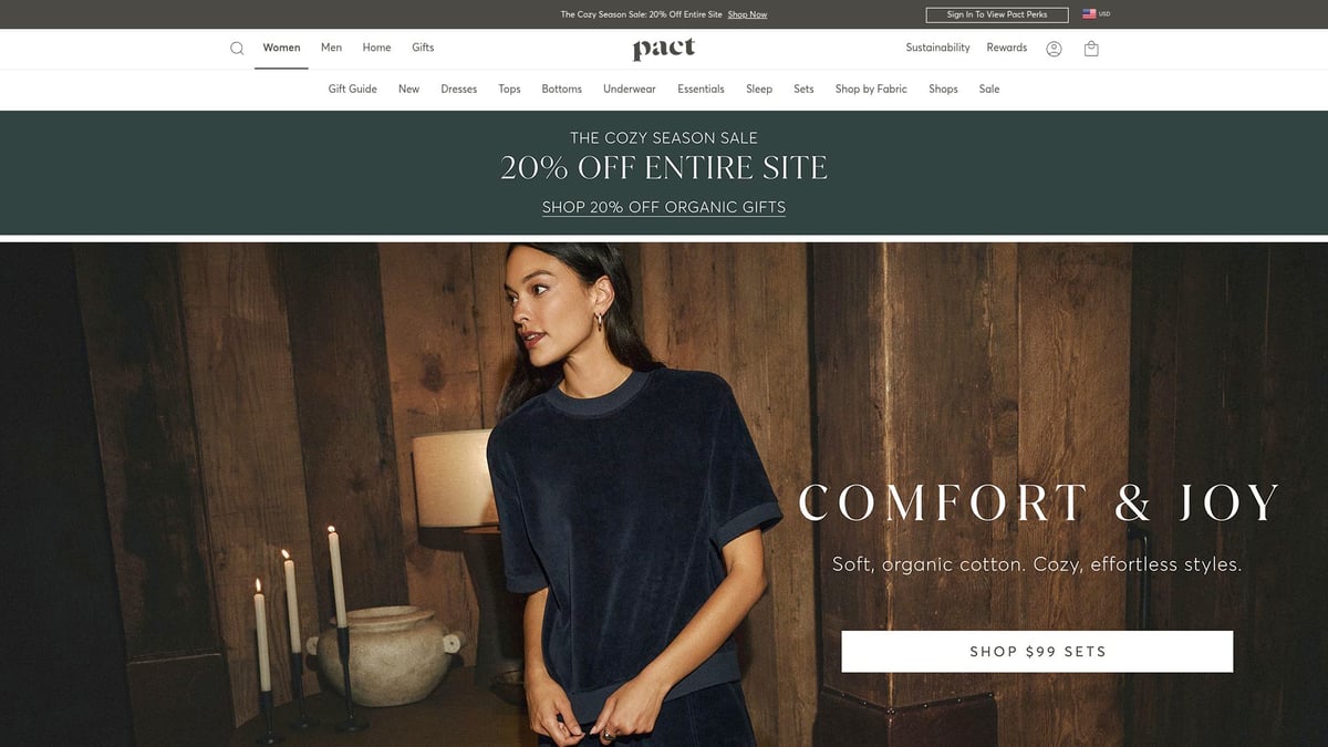 9 Essential Eco Friendly Mens Clothing Picks for 2026 - PACT Essential Boxer Briefs – Organic Cotton