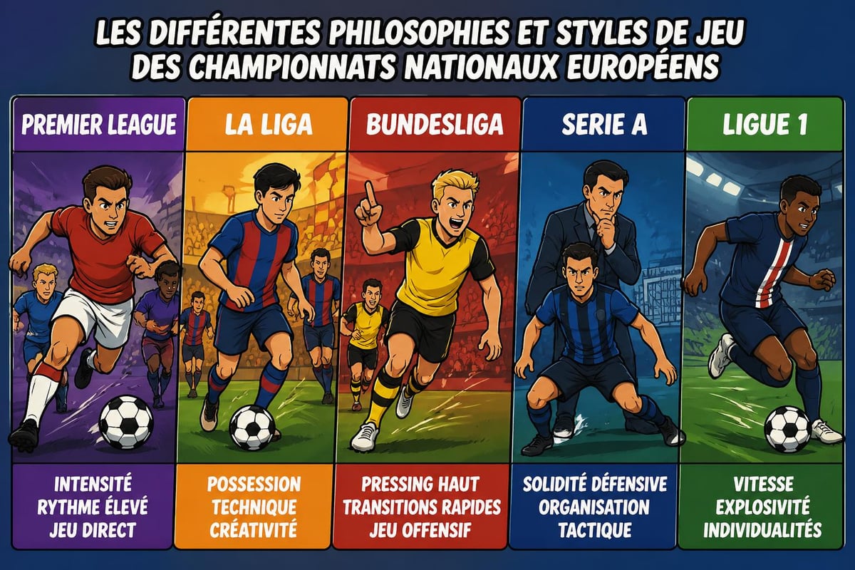 Diversité des championnats européens